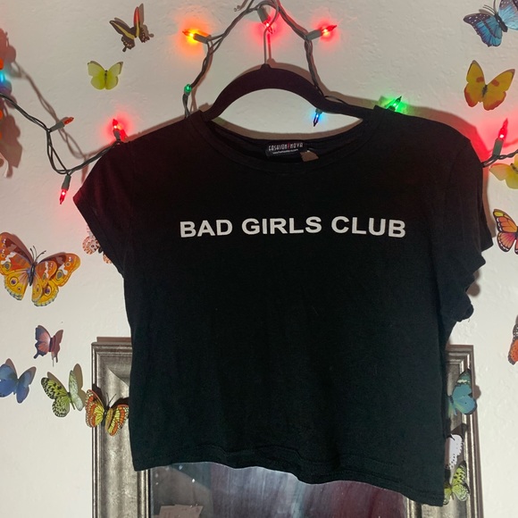 Fashion Nova Tops - 🤩SOLD🤩Bad Girls Club Crop Top Shirt Small